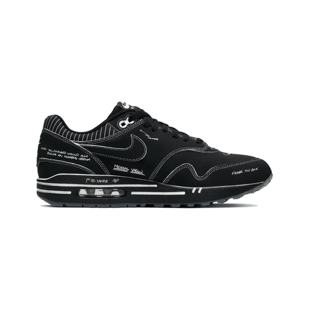 Air Max 1 Sketch Black