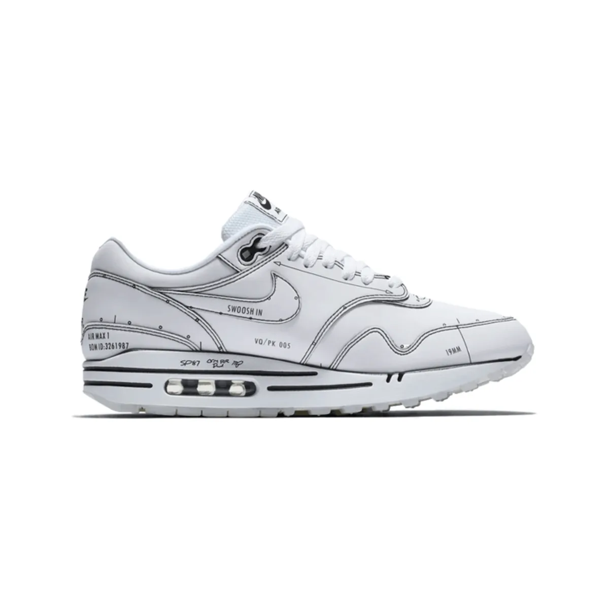 Air Max 1 Sketch White