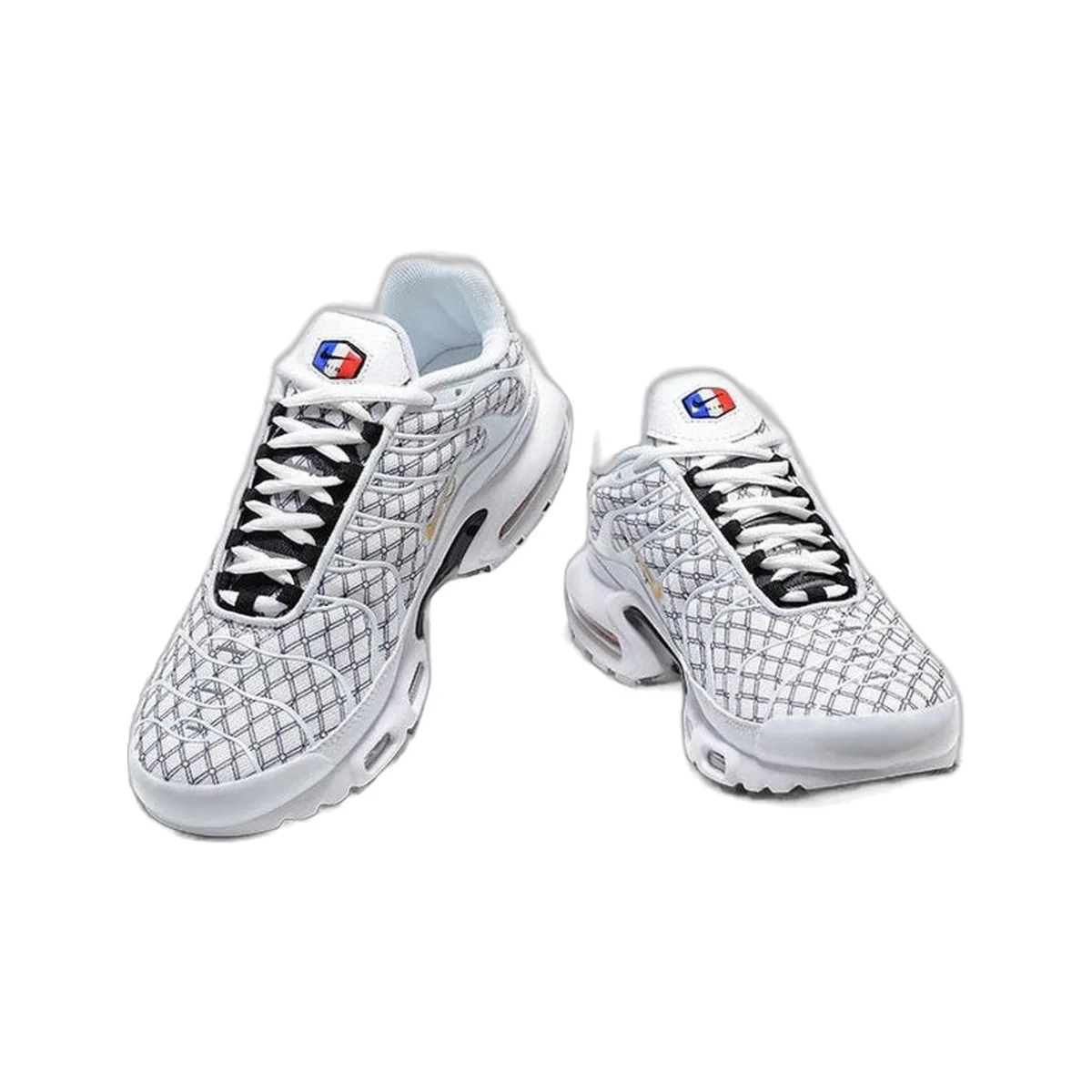Air Max Plus TN White Grey Flags